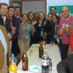 El PP-Bonares celebra los resultados electorales en su nueva sede. 