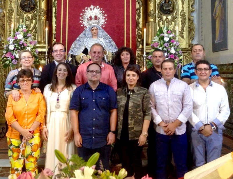 nueva junta de gobierno de la hermandad de Nazarenos de Bonares