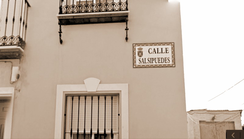 calle Salsipuedes de Bonares.