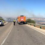 Extinguido un incendio forestal en Bonares.