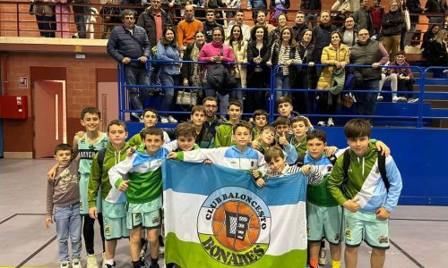 El equipo Mini Masculino de baloncesto de Bonares campeones de la liga regular Provincial