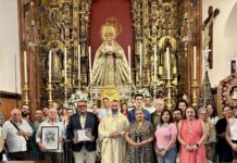 La Hermandad de Santa María Salomé de Bonares obtiene el Jubileo en la Capilla de los Marineros